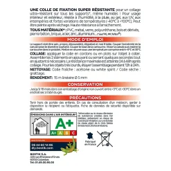 Mastic hybride polymère haute performance Bostik Fixpro conditions extrêmes 290 ml