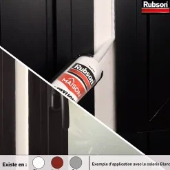 Mastic murs et fenêtres Rubson blanc 280ml