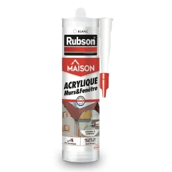 Mastic murs et fenêtres Rubson blanc 280ml