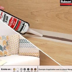 Mastic pour parquet Rubson RAL7016 280ml