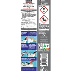 Mastic Rubson Bain&Cuisine Séchage Rapide blanc cartouche 280ml