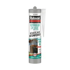 Mastic Rubson Pure Extérieur blanc cartouche 280ml
