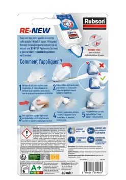 Mastic Rubson Re-New tube blanc 80ml