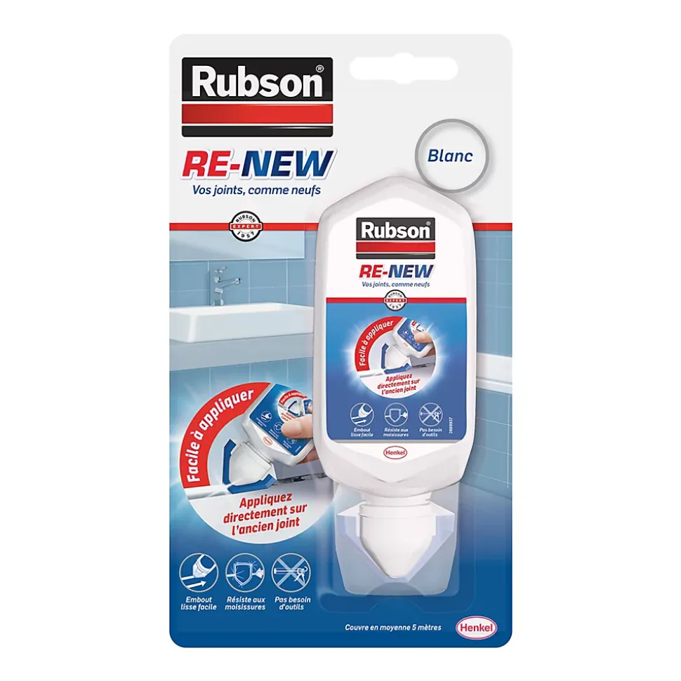 Mastic Rubson Re-New tube blanc 80ml