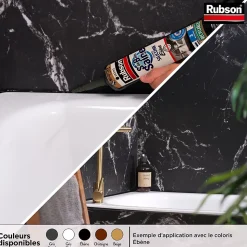 Mastic Rubson Sanitaire Salle de bains Saine granite cartouche 280ml