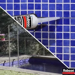 Mastic Rubson Special Materials Piscine transparent cartouche 280ml