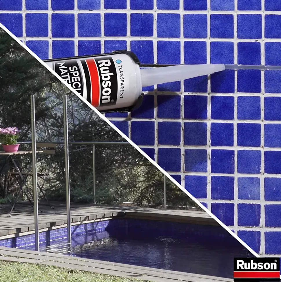 Mastic Rubson Special Materials Piscine transparent cartouche 280ml