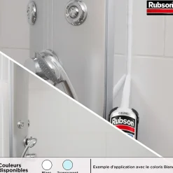 Mastic salle de bain Jointe&Colle Rubson blanc 280ml