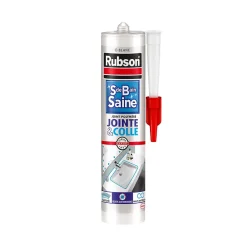 Mastic salle de bain Jointe&Colle Rubson blanc 280ml