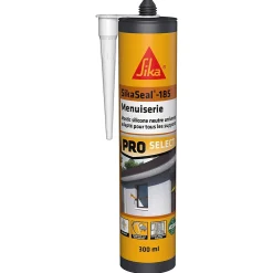 Mastic silicone Menuiserie SikaSeal 185 Anthracite 300ml