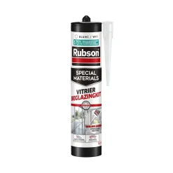 Mastic vitrier coloris blanc 280ml Rubson