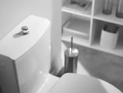 Mécanisme de chasse d'eau à tirette Wirquin chromé