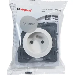 Mécanisme de prise de courant avec terre Legrand Céliane 16A blanc