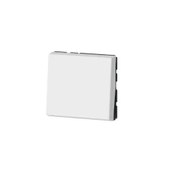 Mécanisme interrupteur va-et-vient à voyant Legrand Mosaïc blanc, 2 modules
