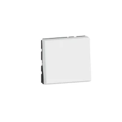 Mécanisme interrupteur va-et-vient à voyant Legrand Mosaïc blanc, 2 modules