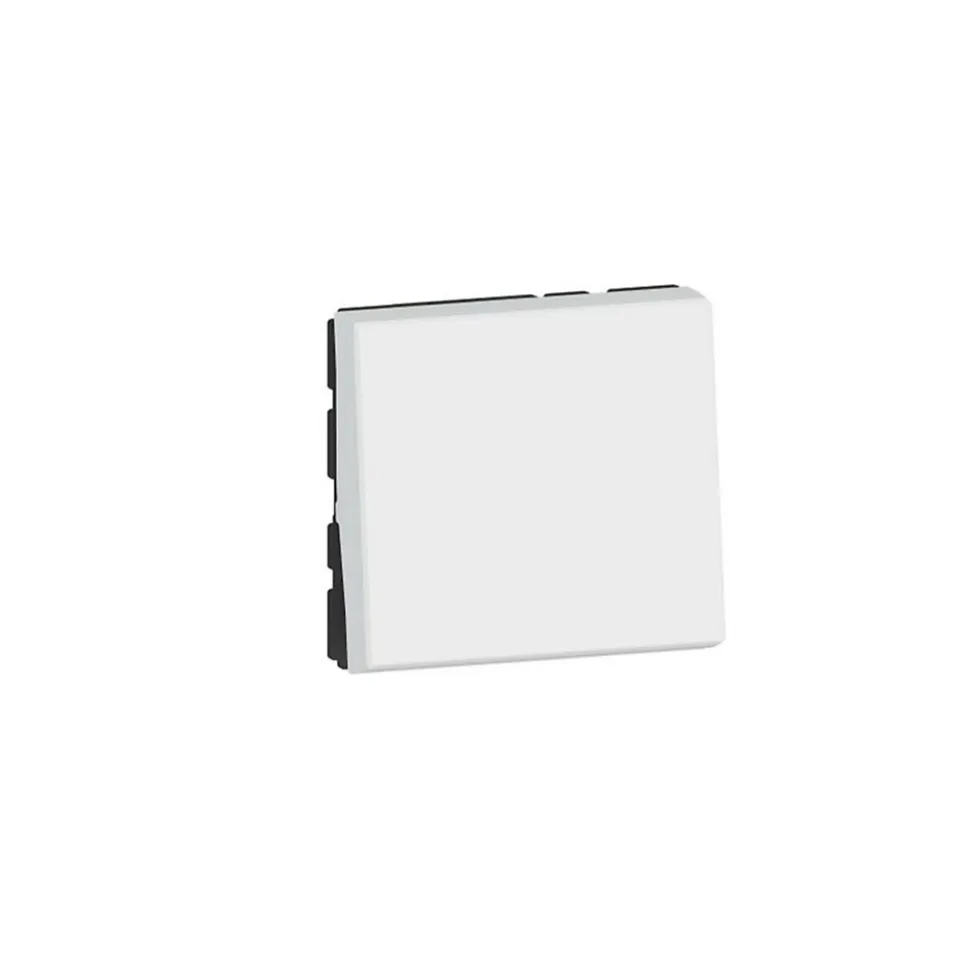 Mécanisme interrupteur va-et-vient à voyant Legrand Mosaïc blanc, 2 modules