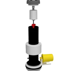 Mécanisme pour chasse d'eau universel 3L/6L Clara