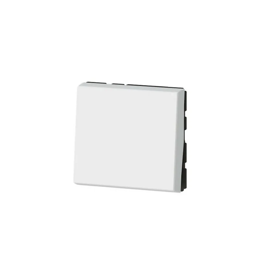 Mécanisme poussoir Legrand Mosaïc blanc, 2 modules