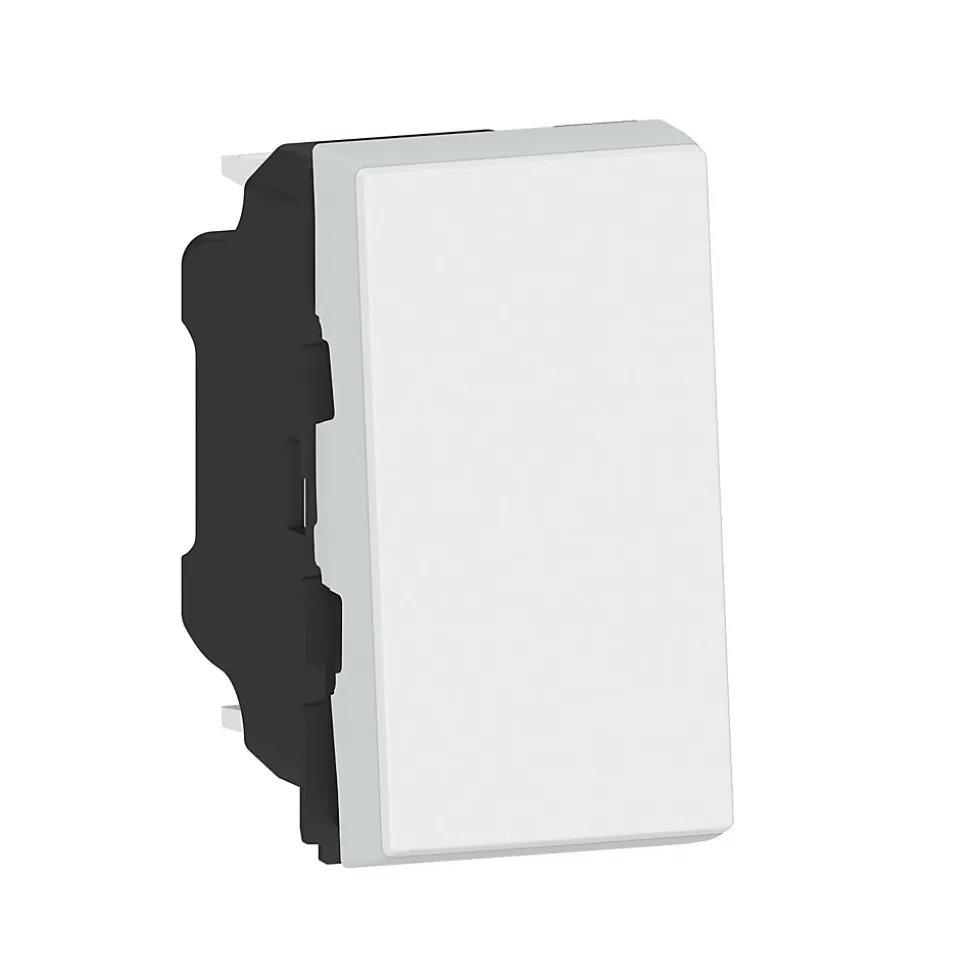 Mécanisme poussoir Legrand Mosaïc blanc