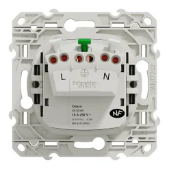 Mécanisme prise avec terre Schneider Electric Odace aluminium