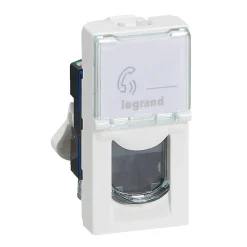 Mécanisme prise RJ45 cat6 1 module Legrand Mosaïc