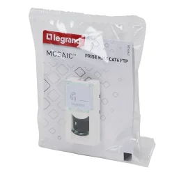 Mécanisme prise RJ45 cat6 1 module Legrand Mosaïc