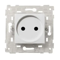 Mécanismes 2 prises Colours Kalya blanc glossy