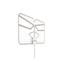 Meliconi - Antenne TV d'intérieur FLEXI - Signaux numériques DVBT/DVBT2 - Filtres 4G 5G - Enroulable et facile à transporter