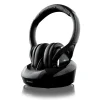 Meliconi - Casque TV analogique et numérique HP DIGITAL PLUS - sans fil avec station d'accueil - Noir - Autonomie 8h - Portée 100m