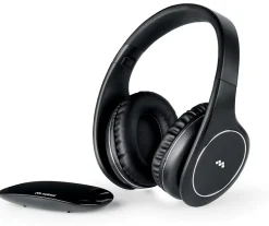 Meliconi - Casque TV analogique et numérique HP DIGITAL SMART - sans fil avec base émettrice compacte - Autonomie 8h - Portée 100m
