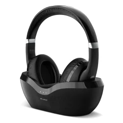 Meliconi - Casque TV Bluetooth - HP FLASH BASE - sans fil avec station d'accueil - Autonomie 75h - Portée 10m