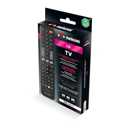 Meliconi - Télécommande de remplacement TLC EVO.2 pour TV LG - 100% fonctions d'origine - Accès direct Netflix, Youtube, Prime