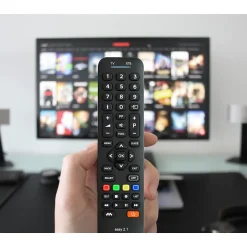 Meliconi - Télécommande universelle EASY 2.1 pour 1 TV + 1 décodeur TNT SAT ou ADSL- 100% fonctions d'origine - Touches Smart Tv