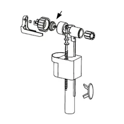Membrane + insert pour robinet flotteur 95L/95B Siamp