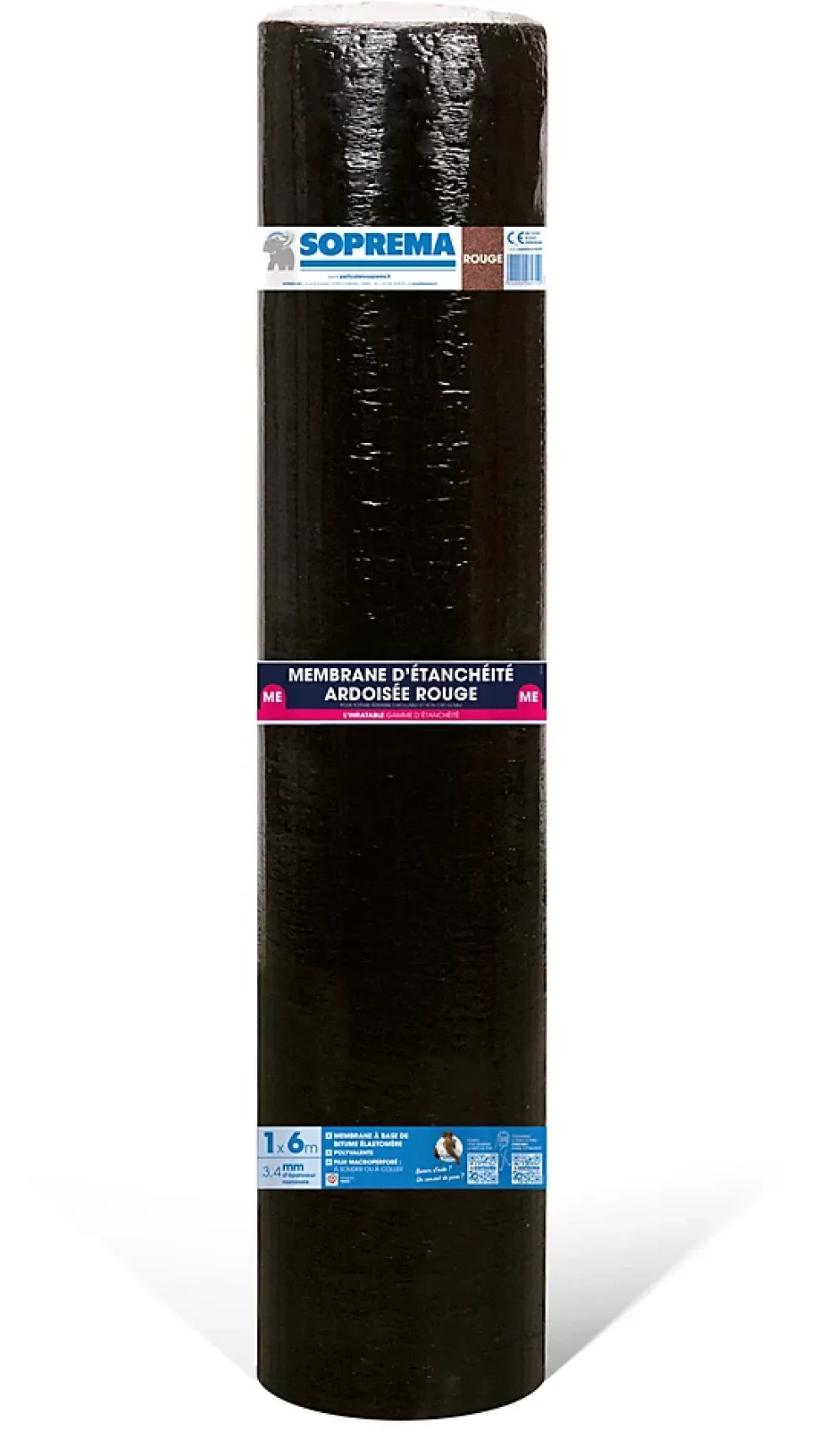 Membrane d'étanchéité Soprema 1 x 6m