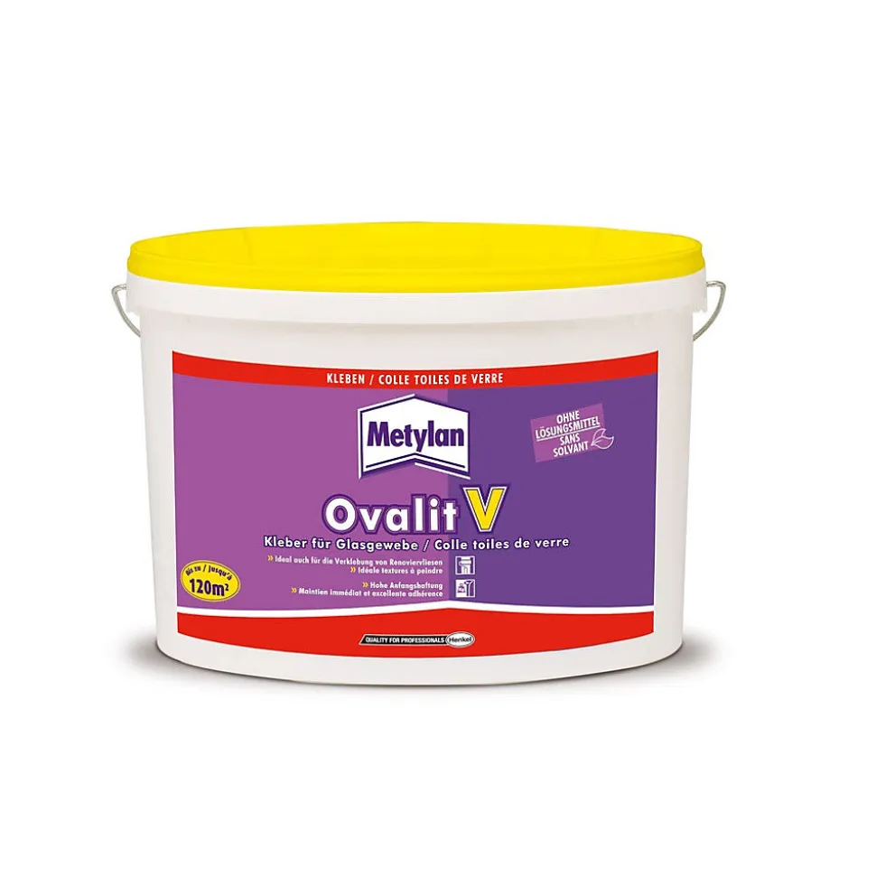 METYLAN OVALIT V TOILE DE VERRE SEAU 18KG PRO