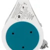 Mini enrouleur 2 prises P+T + 2 USB - 7m - Bleu - Zenitech