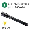 Mini Maglite Lampe torche LED 2x piles AAA - Noir