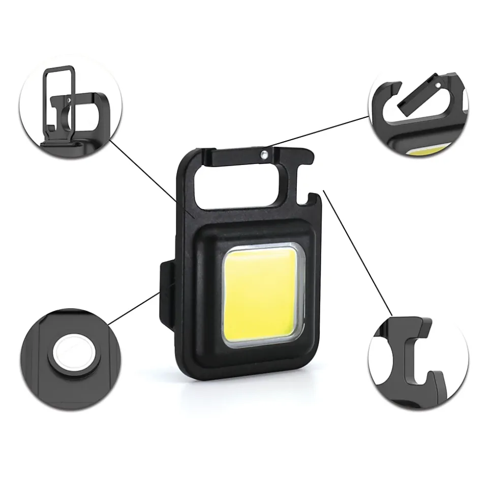 Mini-lampe torche multifonction rechargeable - Avidsen - 103647