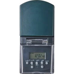 Minuterie digitale extérieure à programmation hebdomadaire gris