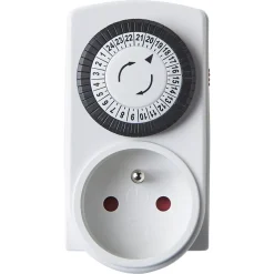 Minuterie mécanique à programmation quotidienne intérieure, lot de 3