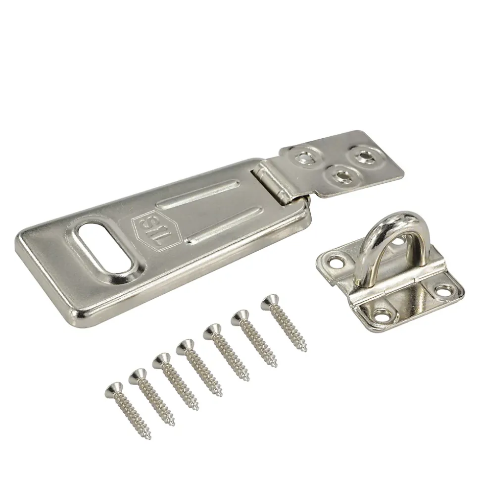 Moraillon et cadenas en acier galvanisé Moraillon Smith & Locke 90mm