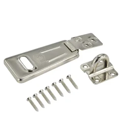Moraillon et cadenas en acier galvanisé Moraillon Smith & Locke 90mm