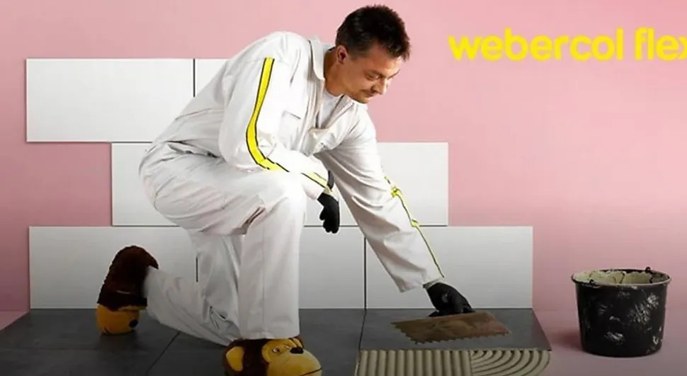 Mortier - colle déformable pour carrelage (C2 et S1) WEBERCOL FLEX ECO - Sac de 25 Kg - BLANC
