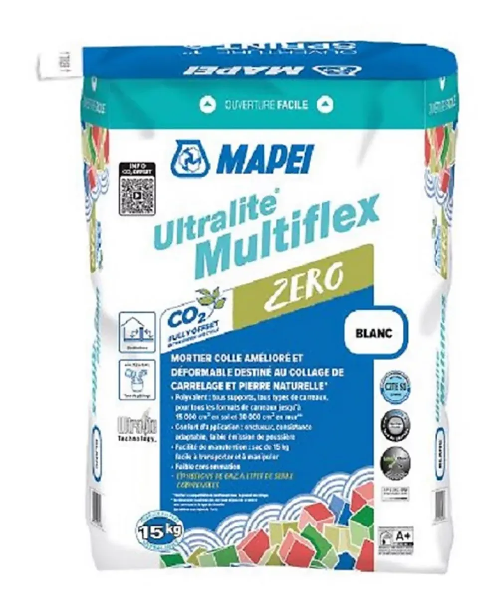 Mortier colle ULTRALITE MULTIFLEX - Coloris: Gris