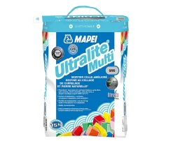 Mortier colle ULTRALITE MULTI - Blanc - sac de 15kg
