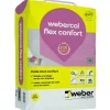 Mortier-colle pour carrelage (C2 SI G) WEBER.COL FLEX CONFORT - Sac de 15 kg - BLANC