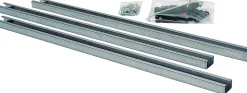 Moteur 500 N 433 MHz avec 2 émetteurs manuels RSC 2 pour Portes de Garage jusqu'à 7 m² + Accessoires de Montage, Multicolore