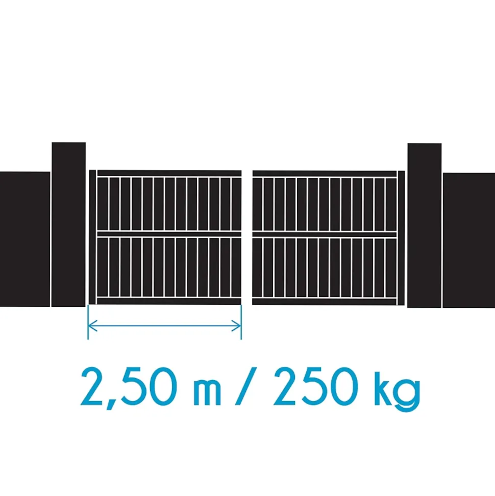 Moteur de portail à bras articulés pour portail à battants Orane-SE - Avidsen - 114203