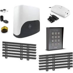 Motorisation connectée pour portail coulissant 6m Thomson + digicode